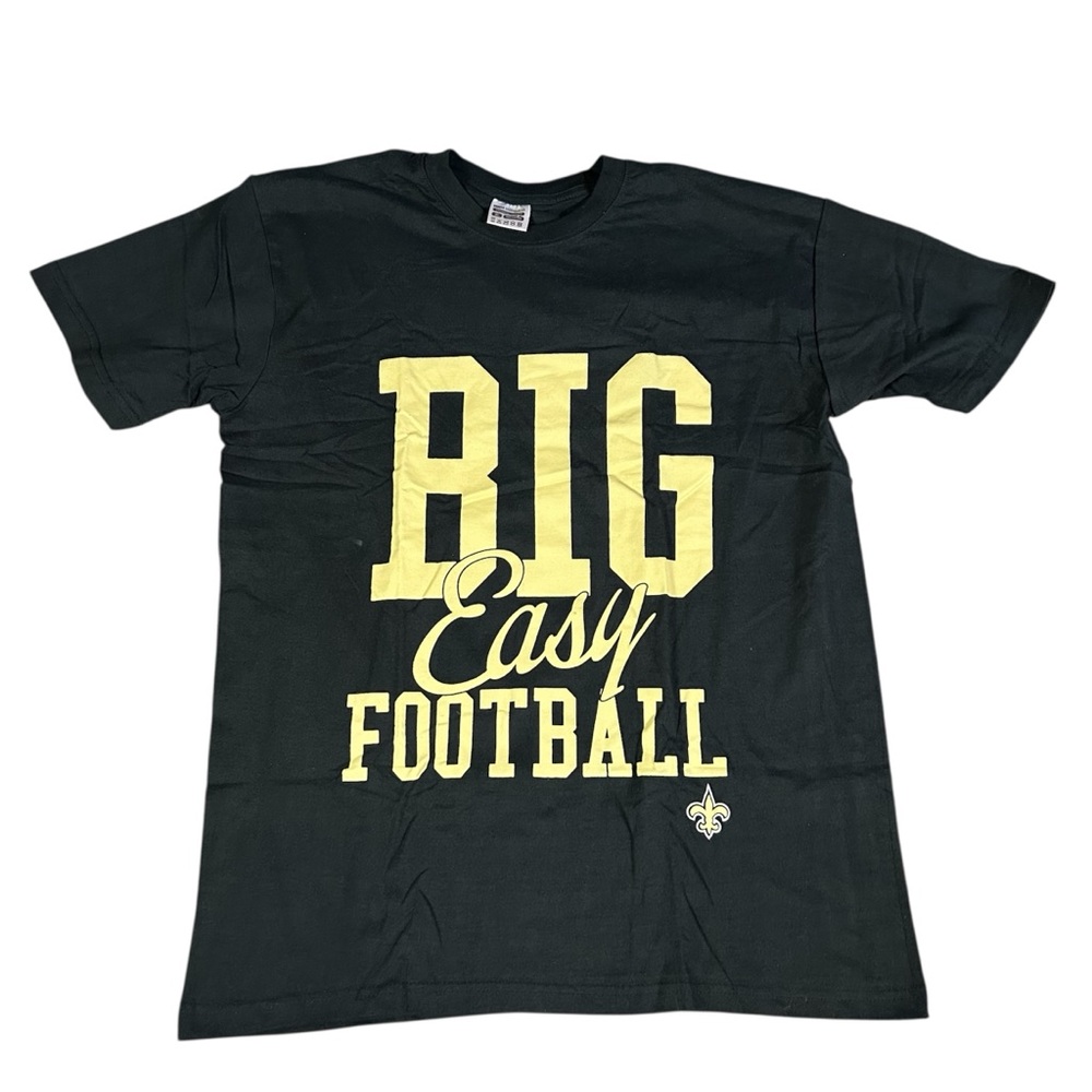 NFL Bud Light New Orleans Saints Big Easy Football Men's T-Shirt Black XL